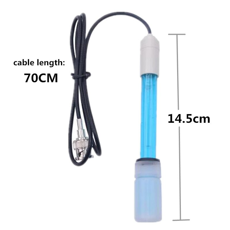 PH sensor electrode 0-14 pH Controller Electrode Probe BNC Connector, Replacement Kit for Aquarium PH Meter 26%off