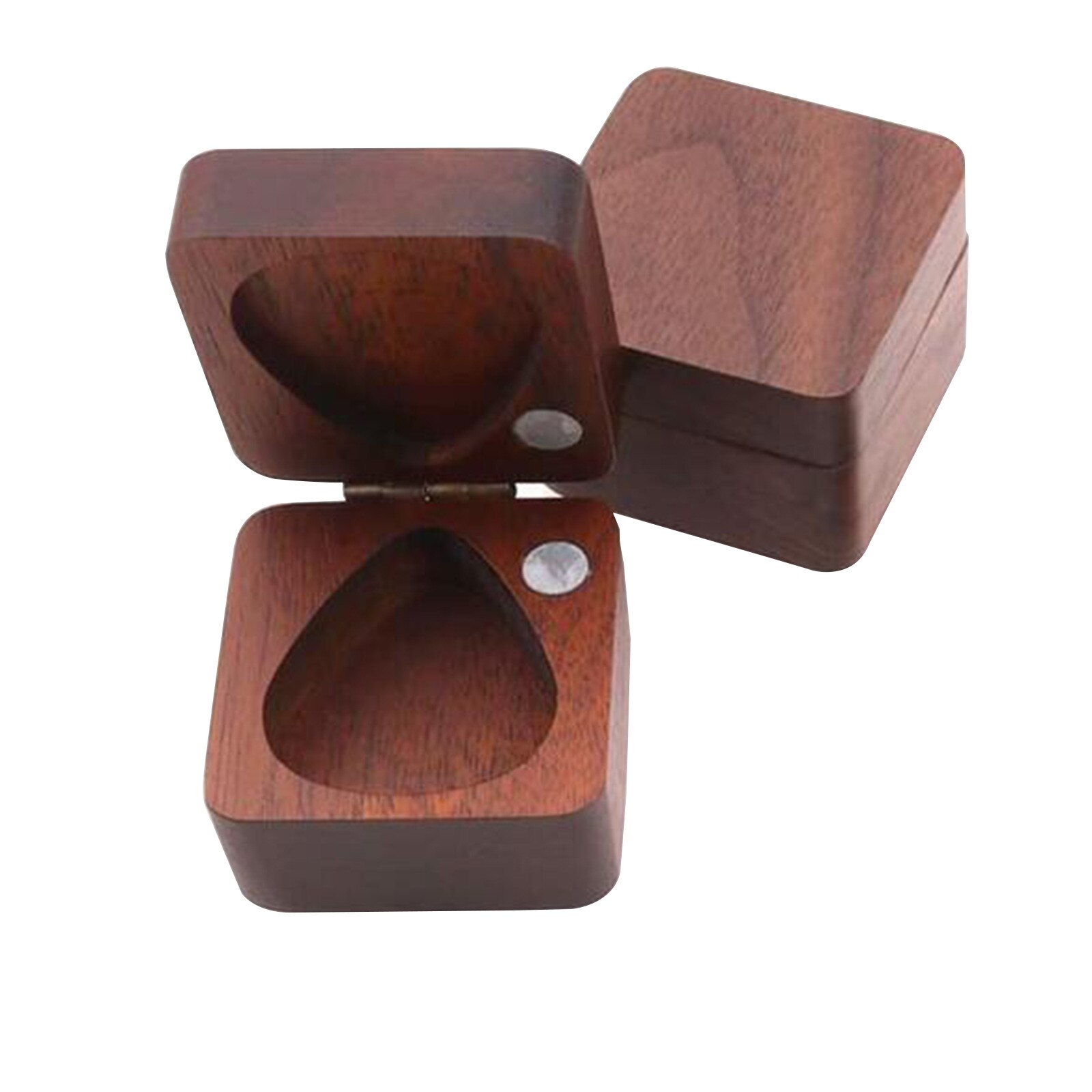 3pc guitare en bois Pick Box caisse en bois soin outil Plectrum boîte de rangement pour pics tenir guitare Pick boîte accessoires stockage d1: B