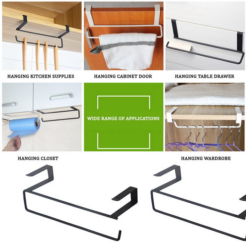 Keuken Tissue Houder Opknoping Badkamer Toiletpapier Handdoekhouder Rack Keuken Papierrolhouder Toiletpapier Stand Handdoek