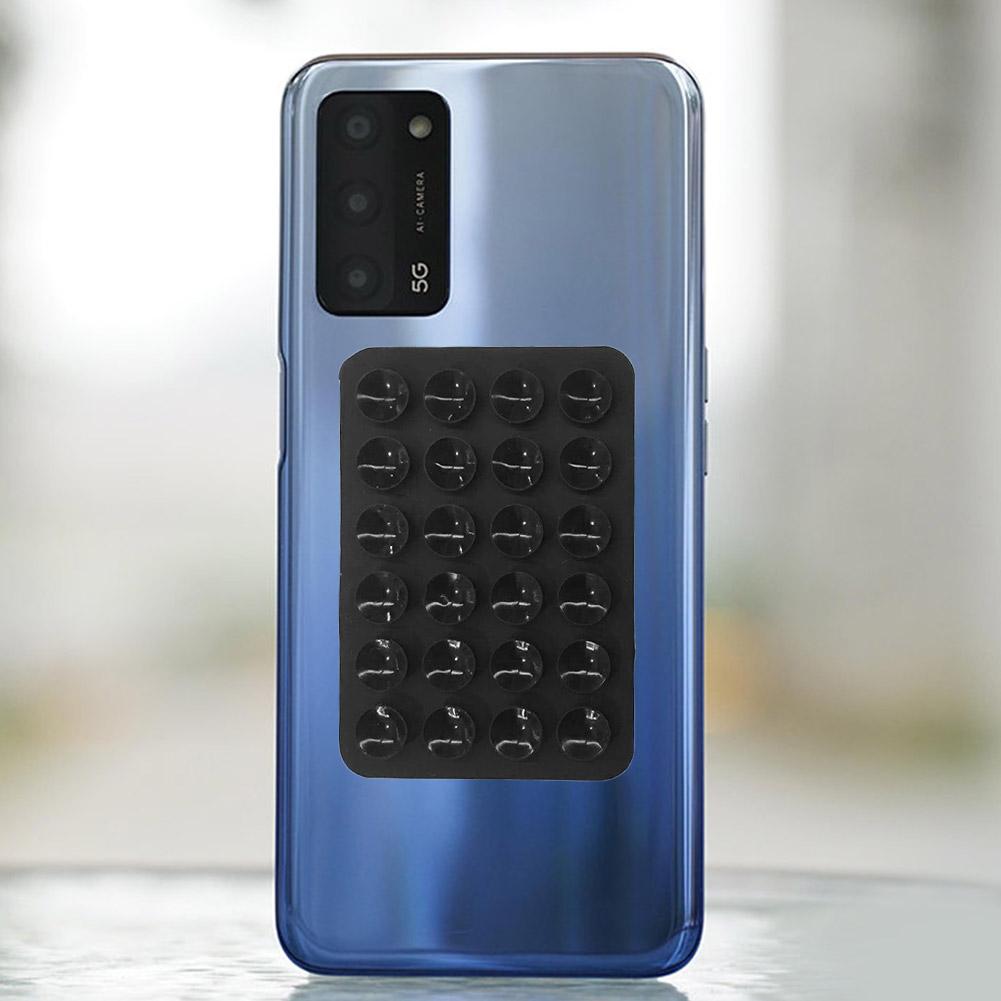 Wielofunkcyjna silikonowe przyssawki na telefon komórkowy 24 kwadratowe jednostronne etui z mocowaniem uchwyt antypoślizgowy
