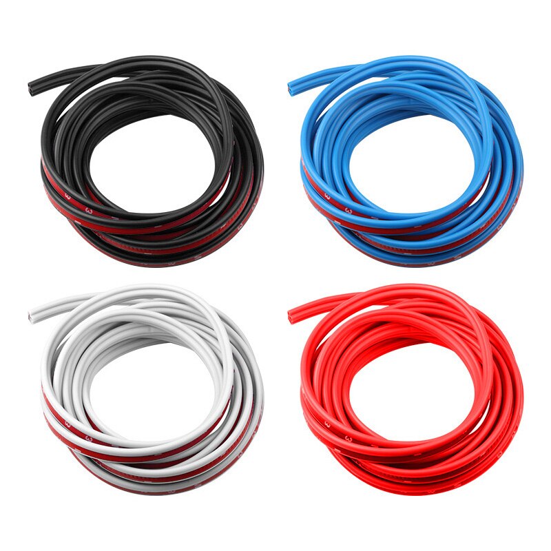 Autodeur rubberen afdichtingsstrips, auto dubbele laag afdichtingsstickers voor deur, kofferbak, auto-isolatie, tochtstrip, motorkap rubberen afdichtingsstrip