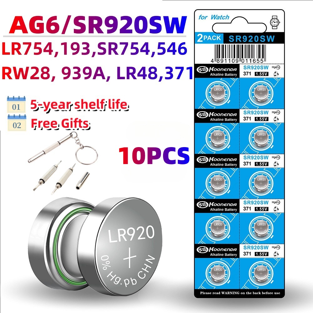 10 sztuk AG13 LR44 1.5V baterie guzikowe LR41 LR1130 LR626 SR621SW SR626SW SR920SW SR721SW bateria alkaliczna moneta na zegarek zabawka: Niebieski