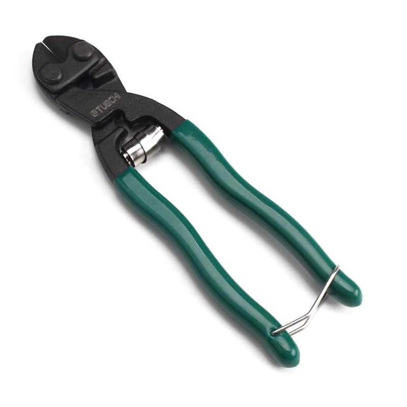 8-Inch Mini Bolt Cutter Chrome Vanadium Steel Construction Hardened Cutting Edges for Heavy Duty Wire Bolt