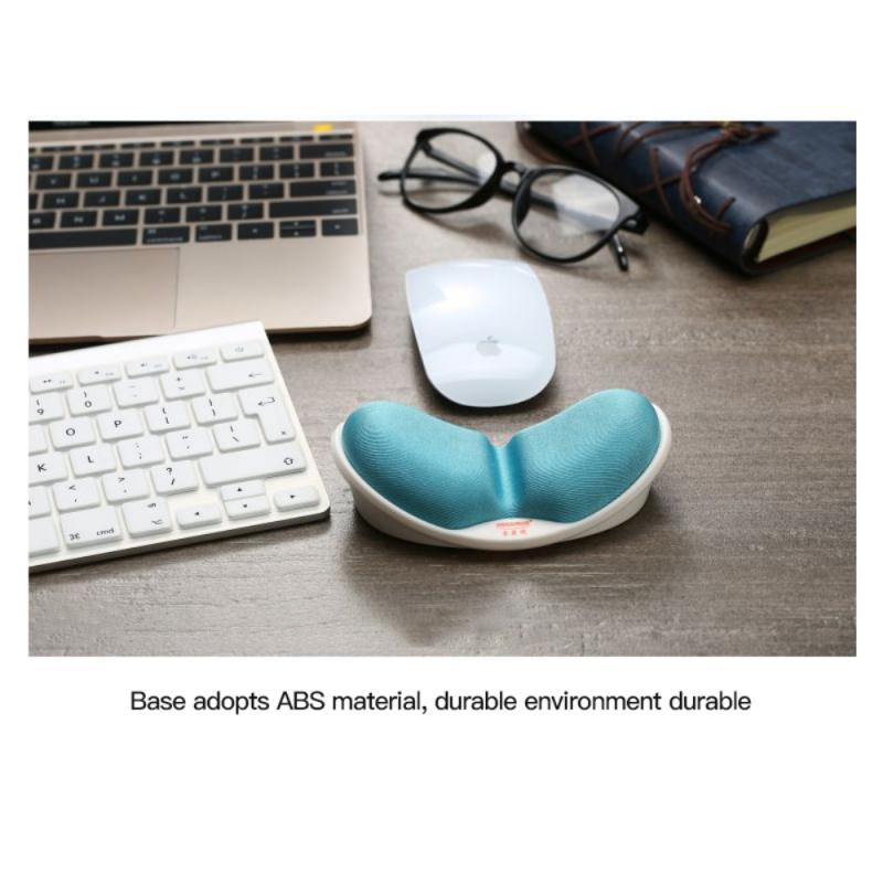 Ergonomic Mouse Pad Portable High-grade Fabric Wrist Rest Non-Slip Memory Foam Slow Rebound For Laptop PC Computer Office Work