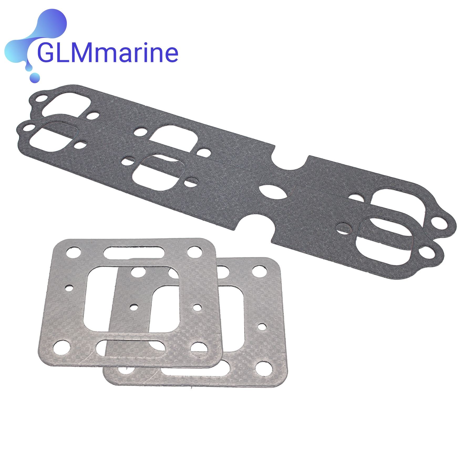 Exhaust Mounting Seal Kit with Gasket for Mercruiser 4.3L V6 27-99757 27-41813 45589A1