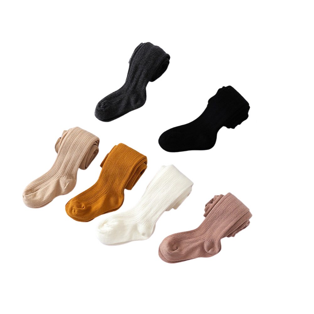 Baby leggings kousen verticale lijnen driehoek eenvoudige stijl effen kleur hoge elasticiteit lente warme kleding