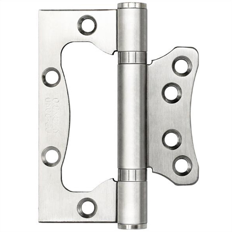 1Pcs Door Hinge 4 Inch 5 Inch 201 Stainless Steel Hinge Free Slotted Wooden Door Room Door Silent Discharge Rubber Buffer Hinge