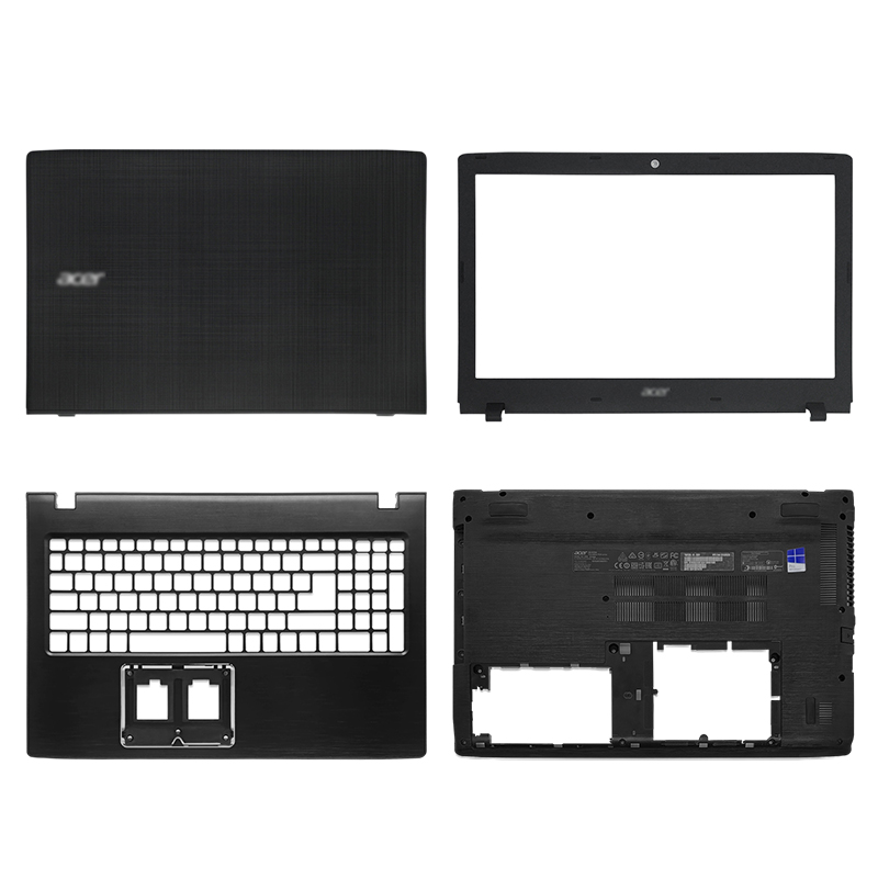 NOWOŚĆ dla Acer Aspire E5-575 E5-575G E5-523 E5-553 E5-576 LCD Back Cover Front Bezel Palmrest Bottom Case Hinges Top TMP259 TMTX50