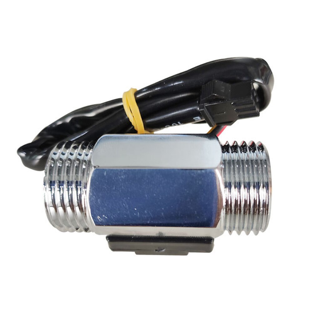 Metal Multifunction Home Water Flow Sensor Liquid Measuring Instruments Practical Flowmeter Portable Hall Effect