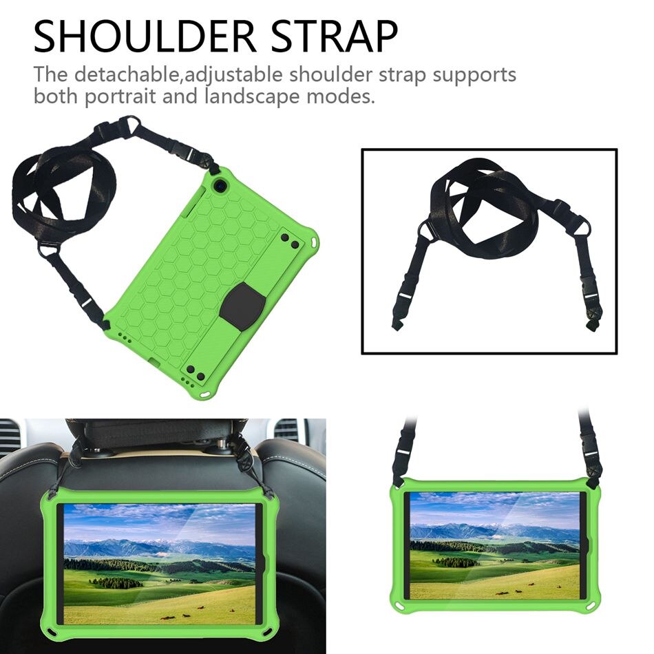 Coque de protection intégrale antichoc pour tablette et Samsung, support EVA pour Galaxy Tab A 10.1 et SM T510 T515