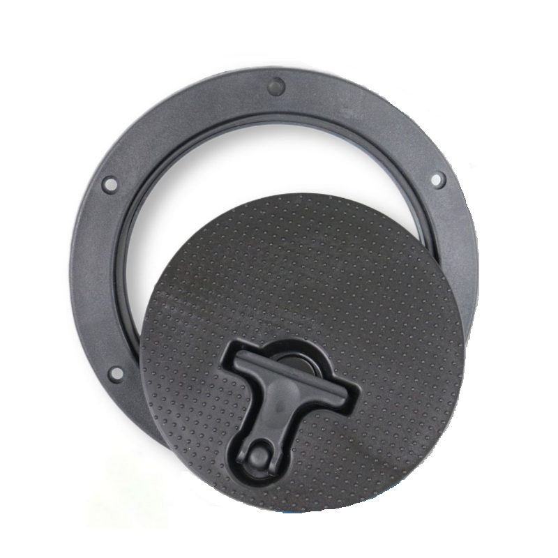 6 Zoll Boots luken abdeckung mit T-förmigem Zugring für Yacht Marine Inspektion RV Zugang Dichtung knopf Installation Hardware Teile: Black