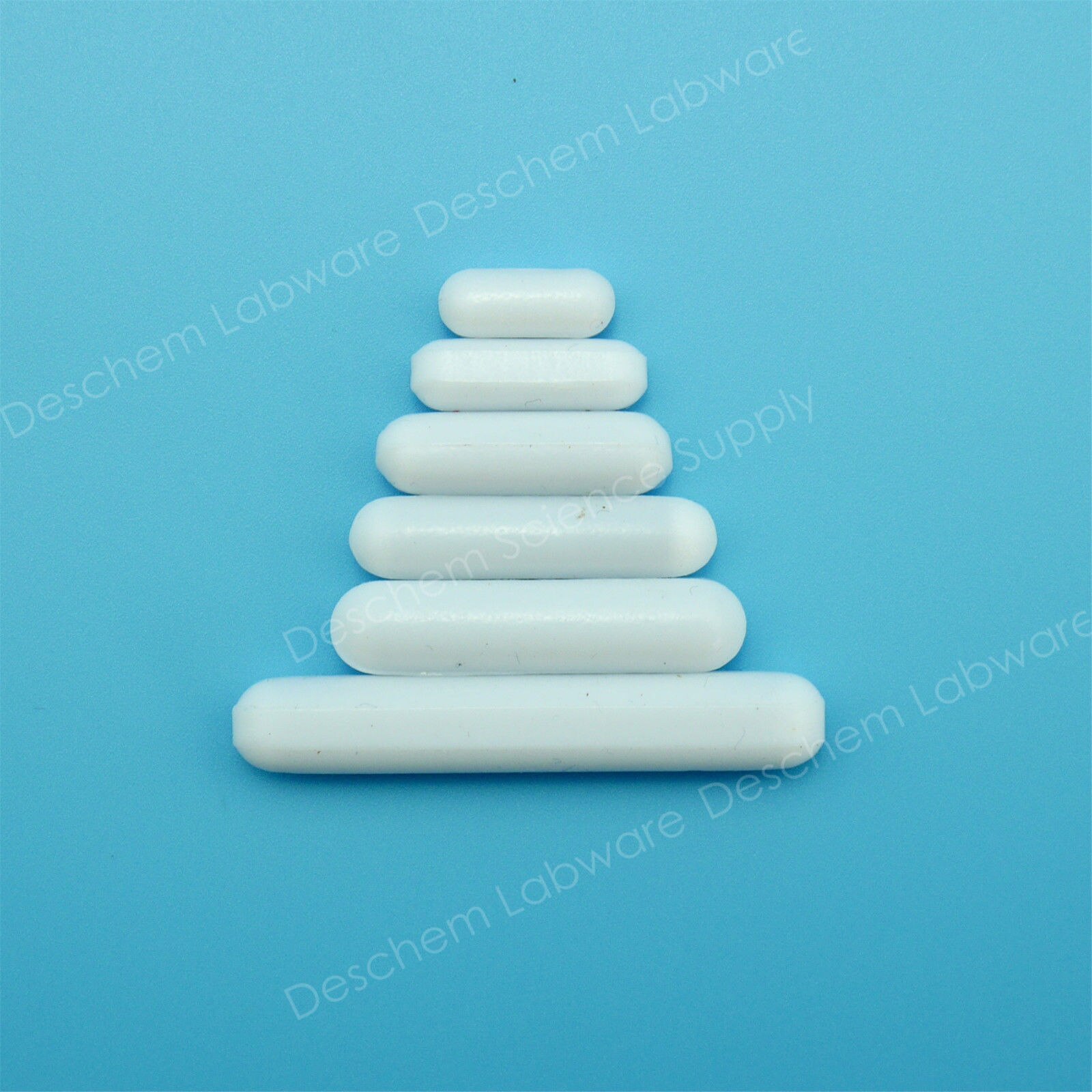 6 STKS Magneetroerder Mixer Bar, TYPE C PTFE Cover Roer Bar