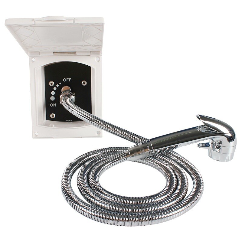 RV Shower With Lock RV Shower Box Kit RV External Shower Box And Cold Switch Shower RV Modification Accessories