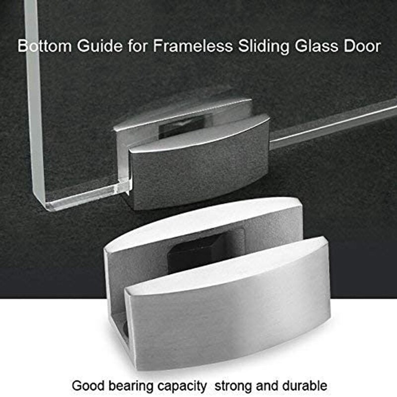 304 Stainless Steel Shower Room Glass Sliding Door Swing Stop Glass Sliding Door Hardware Thickening Limiter