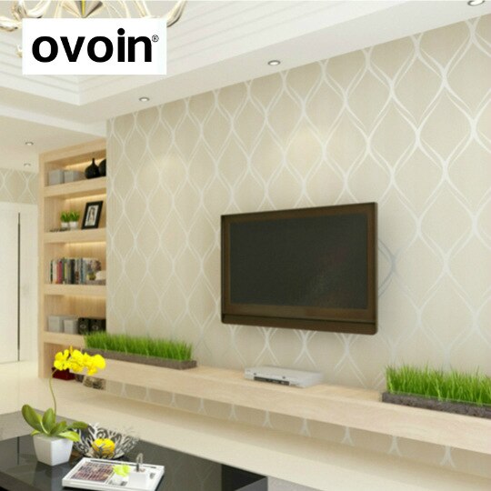 Modern Simple Line Striped Non-Woven Wallpaper Bedroom Living Room Dining Room Study Background TV Wall Wallpaper