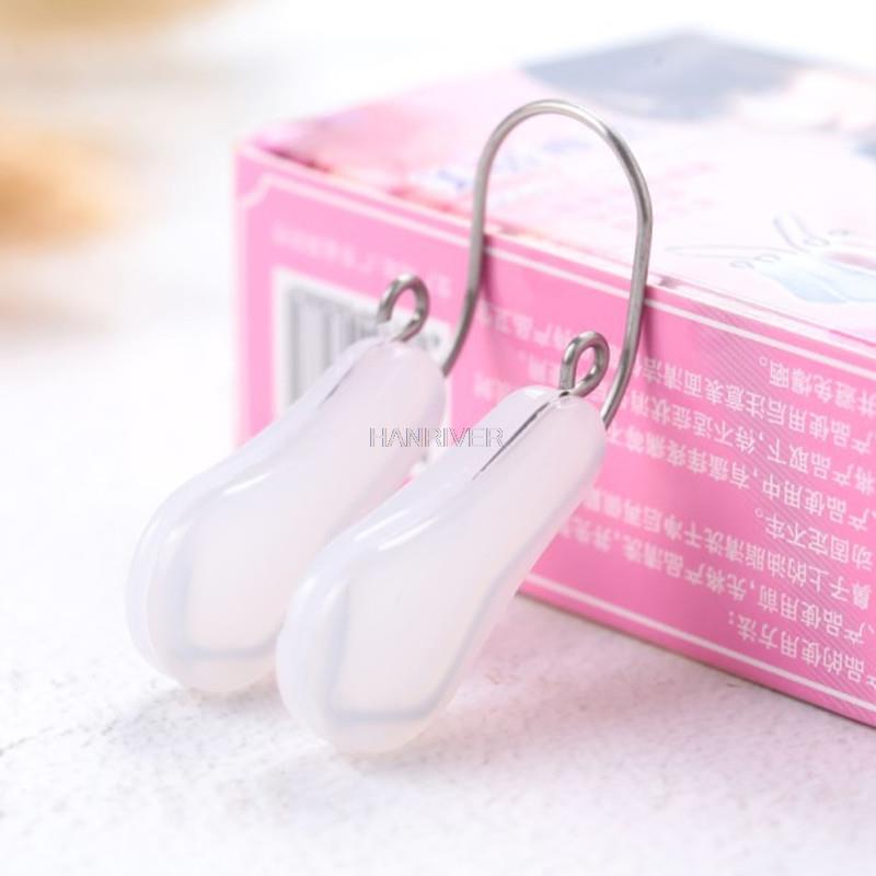 Nose piece nose piece nose piece nose piece nose piece nose piece nose piece nose piece right soft silicone nose clip: Whtie