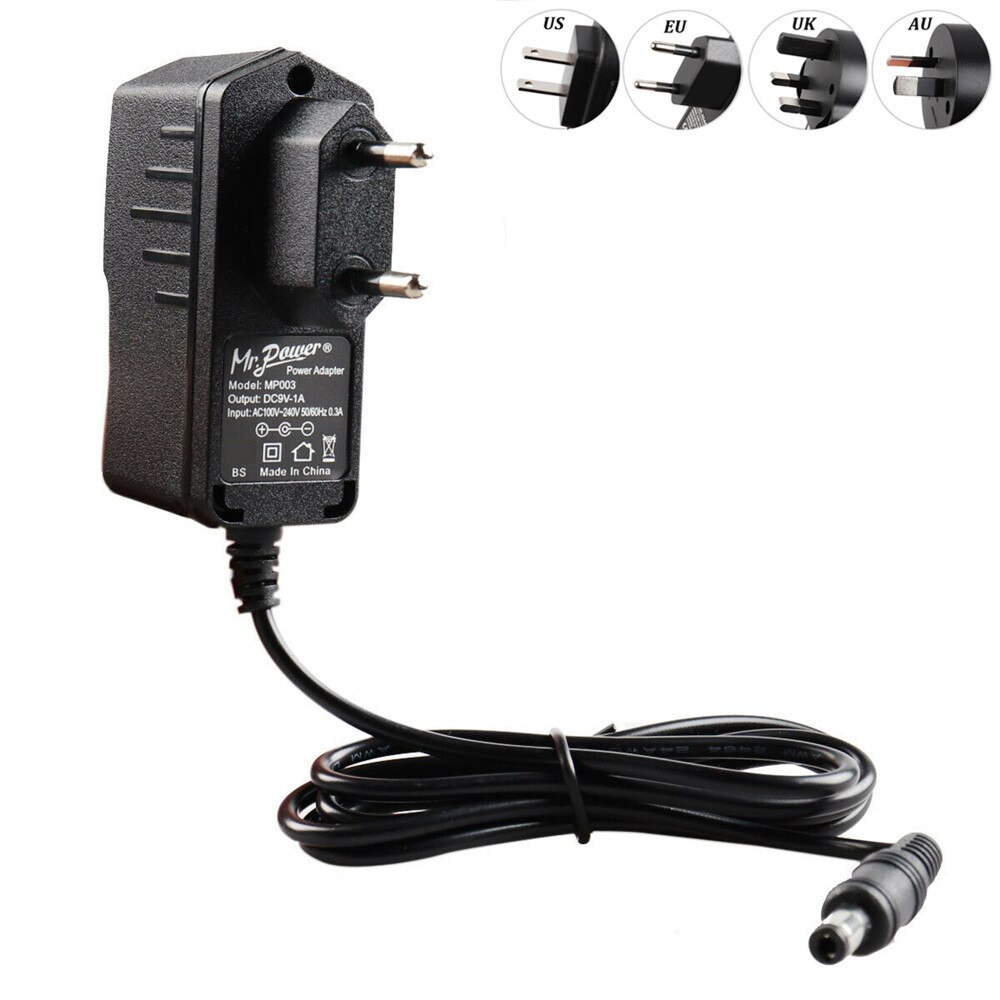 Adaptateur d&#39;alimentation pour clavier Casio AD-5, DC 9V 1A, AC110-240V, AD-5EL, AD-5MLE, AD-5MR, AD-5MU