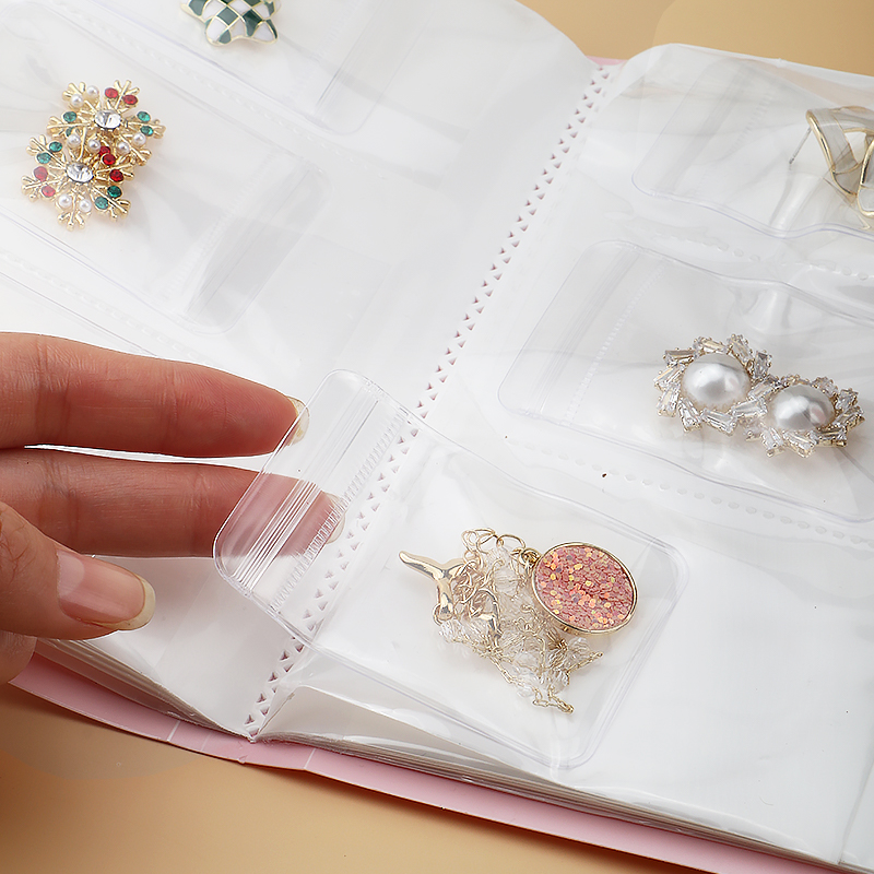 Sieraden Boek Organizer Map Boekjes Voor Mode Fijne Sieraden Collectie Anti-Oxidatie Organiseer Bag 84/120/160 Raster