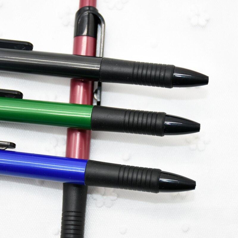 4pcs Blue Ink Ballpoint Pen 0.7mm Classic Office Accessories Pens Stationery Material Ball Pen School Supplies