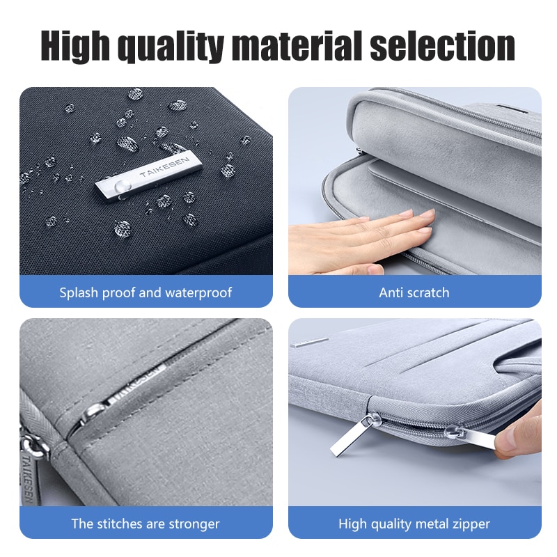 Laptop Bag 13.3 15.6 14 INCH Waterproof Notebook Bag Sleeve For Macbook Air Pro 13 15 Computer Shoulder Handbag Briefcase Bag