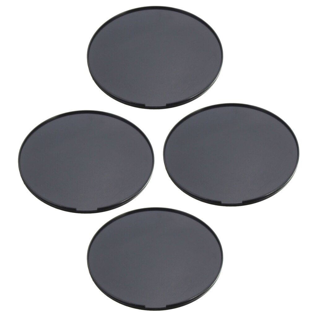 4 Pieces Circular Adhesive Dash / Console Disc with Adhesive Suction Cup Base For Car Dashboards