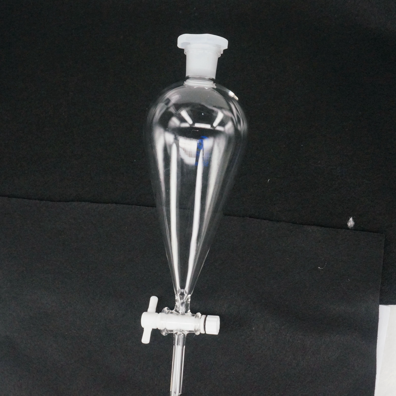500ml 24/29 Joint Chemistry Laborotary Glass Pear Shaped Separatory Funnel with PTFE Stopcock