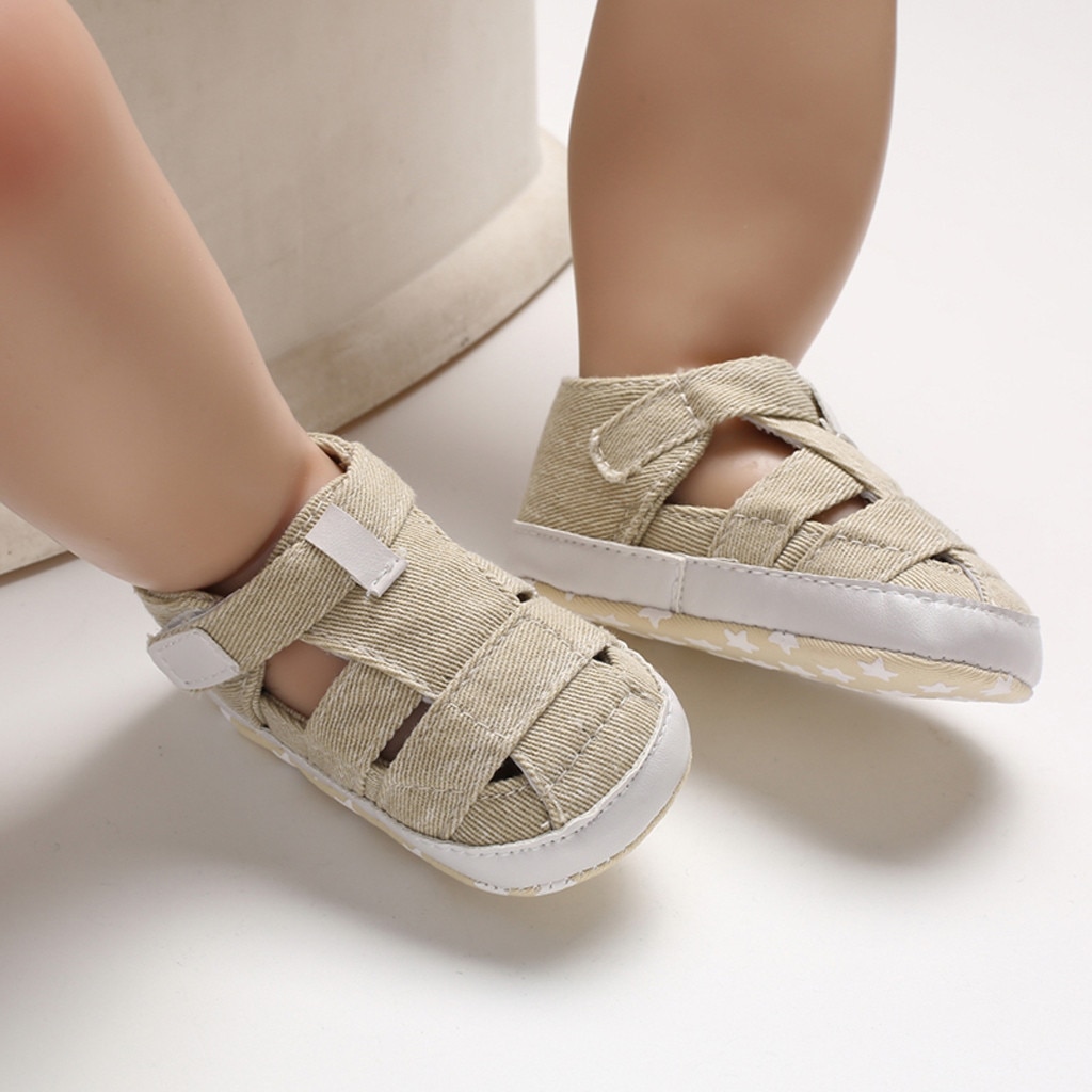 MUQGEW kinder garten schuhe kinder Kleinkind Baby Mädchen Jungen Atmungsaktive Feste Prewalker Leinwand Sandalen Einzelnen Schuhe