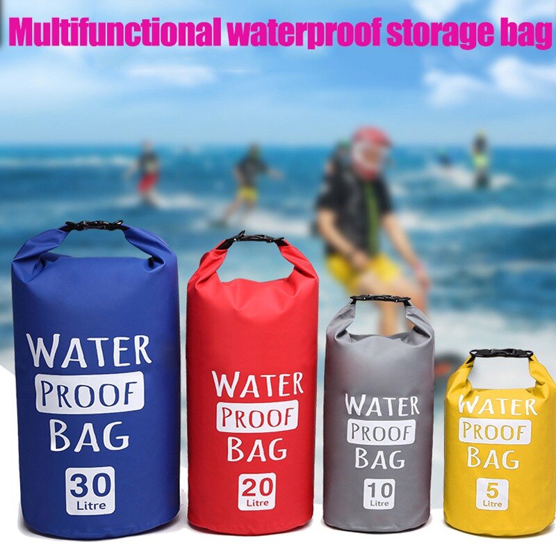 FST01-01A Outdoor VC Waterproof Drying Bag Upstream Drifting Bag Outdoor Kayak Drifting Bag 5L10L 20L 30L
