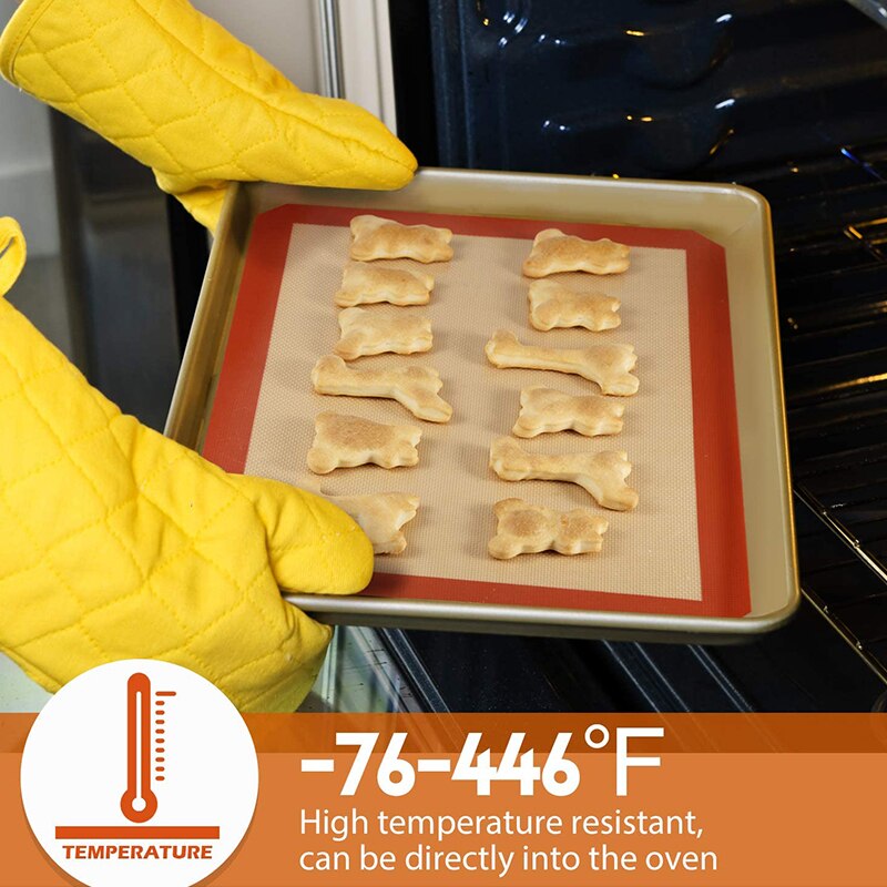 Silicone Baking Mat for Cookie Sheet - Non Stick Sheet Mat - Grade Liner Sheets