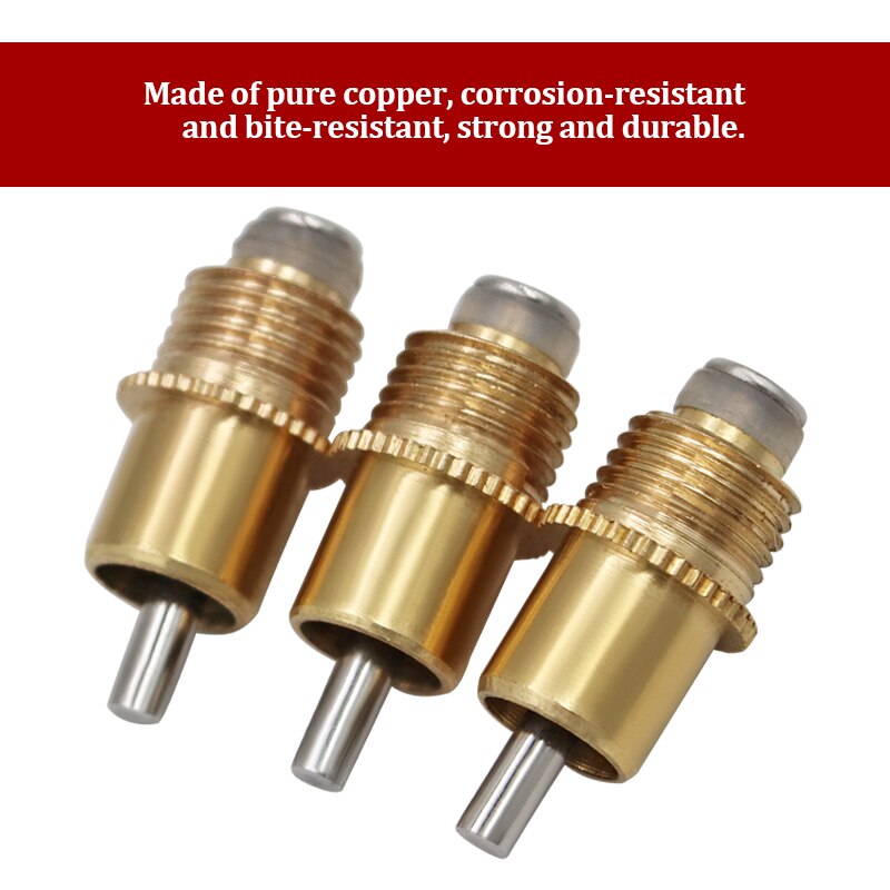 Bebedero de cobre para codorniz, conejo, pollo, 10 piezas, accesorios para agua potable, equipo