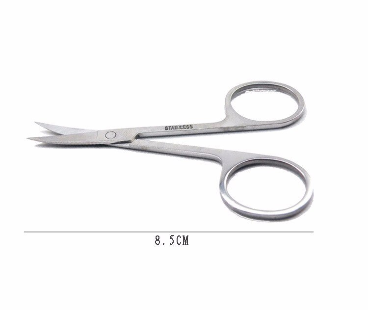 Bittb Stainless Steel Eyebrow Scissors Makeup Tools Hairdressing Scissors Hair Cutting Makeup Eye Brow Eyelashes Scissors Nipper
