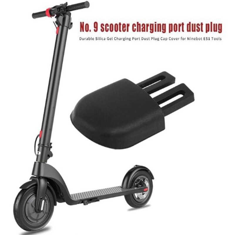 Novel-Elektrische Scooter Poort Opladen Stof Plug Voor Ninebot ES2 ES1 ES3 ES4 Scooter Accessoires Voor Ninebot Scooter Onderdelen