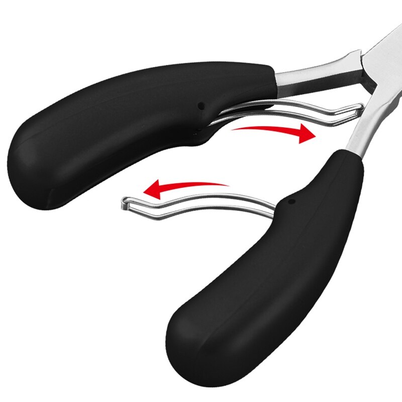 Stainless Steel Nail Nipper Set Cuticle Pusher Ingrown Toenail Remover Nail Care Cuticle Trimmer Nail Correction Tool