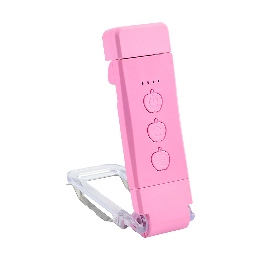 Luz de libro marcapáginas con Clip con temporizador, luz de lectura recargable por USB, Mini luz Led de lectura, lámpara de lectura portátil para mesita de noche y escritorio: RGB