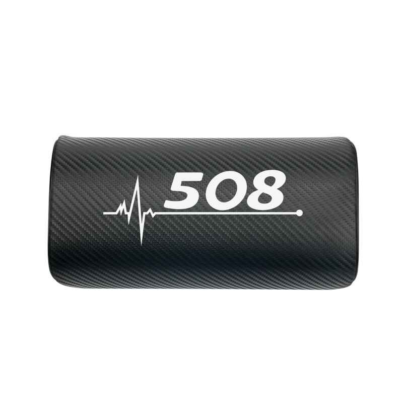 Coche cuello almohada ambos lado de la pu de cuero reposacabezas para Peugeot 206, 207, 208, 306, 307, 308, 407, 408 508 3008 accesorios de coche: Dorado