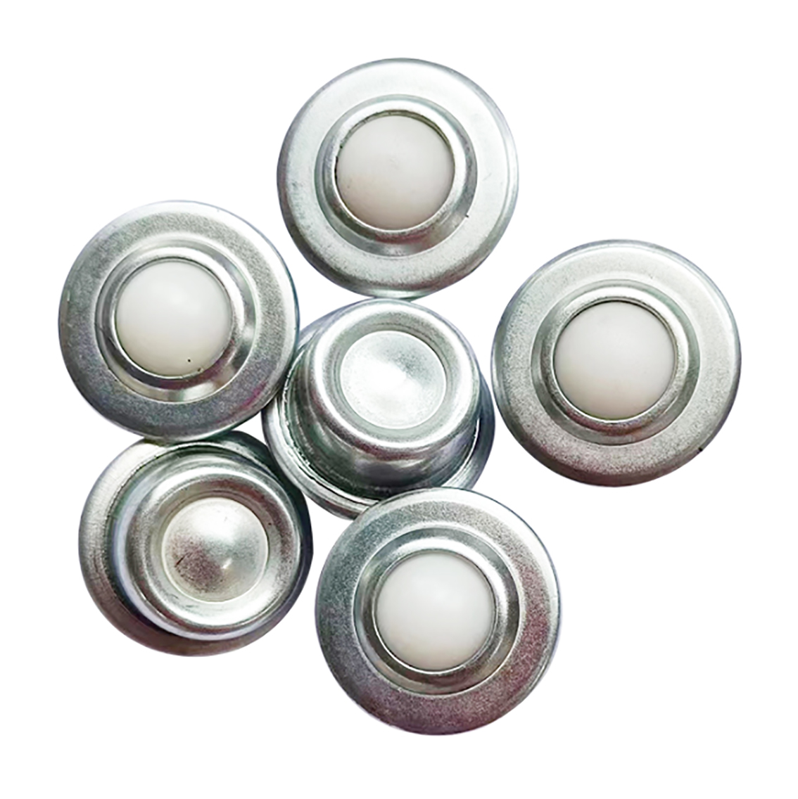 Rueda Universal de bola giratoria de Metal, rueda redonda Universal, modelo DIY, accesorios de Hardware para muebles, 1 Uds.