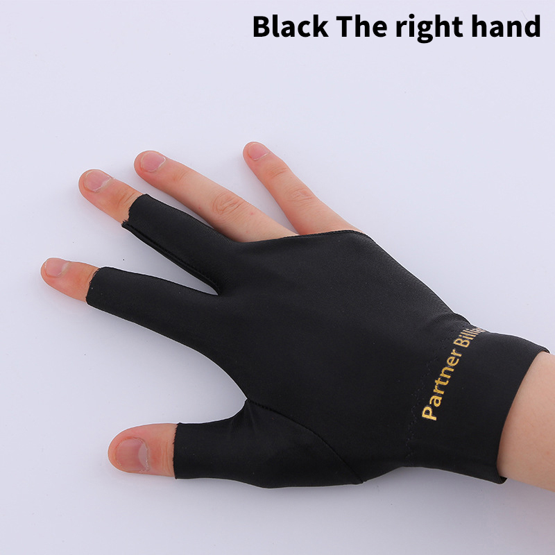 Guanti da biliardo a tre dita Guanti da biliardo antiscivolo per stecca da biliardo Guanti unisex per mano sinistra destra: Rosso