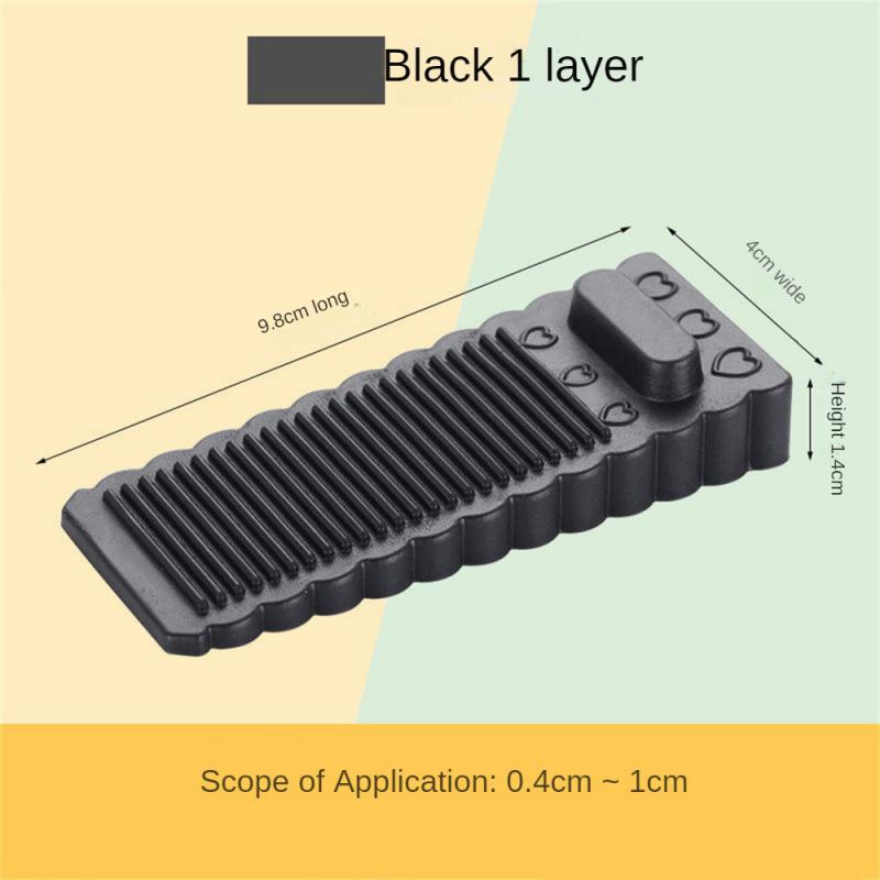 Safety Silicone Door Stop Stoppers Block Wedge Doorstops Door Stopper Home Office Door Rear Retainer Anti-collision Stop