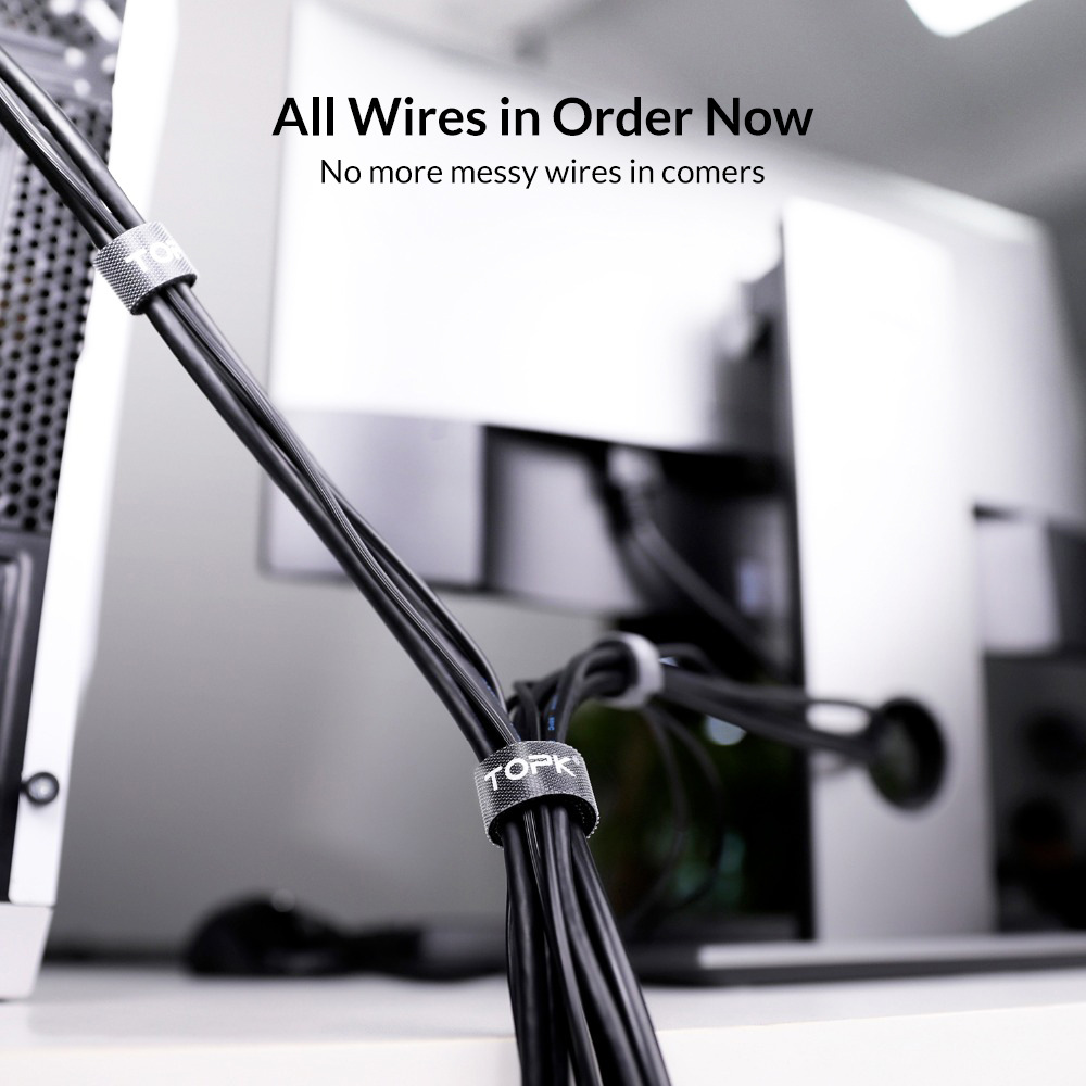 Nylon Gesp Headset Datakabel Opslag Gesp Voor Koppelverkoop Dunne Draden Opladen Kabelbinders Computer Harnas Manager