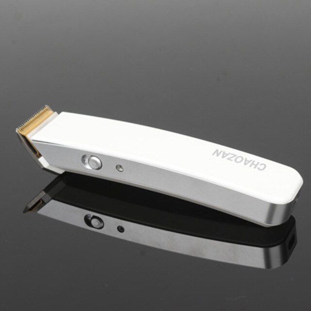 Electric Hair Trimmer Hair Clipper Waterproof Angle Trimmer Adult Razor Barber Shop Special Send Limit Comb Clipper Cordless: white