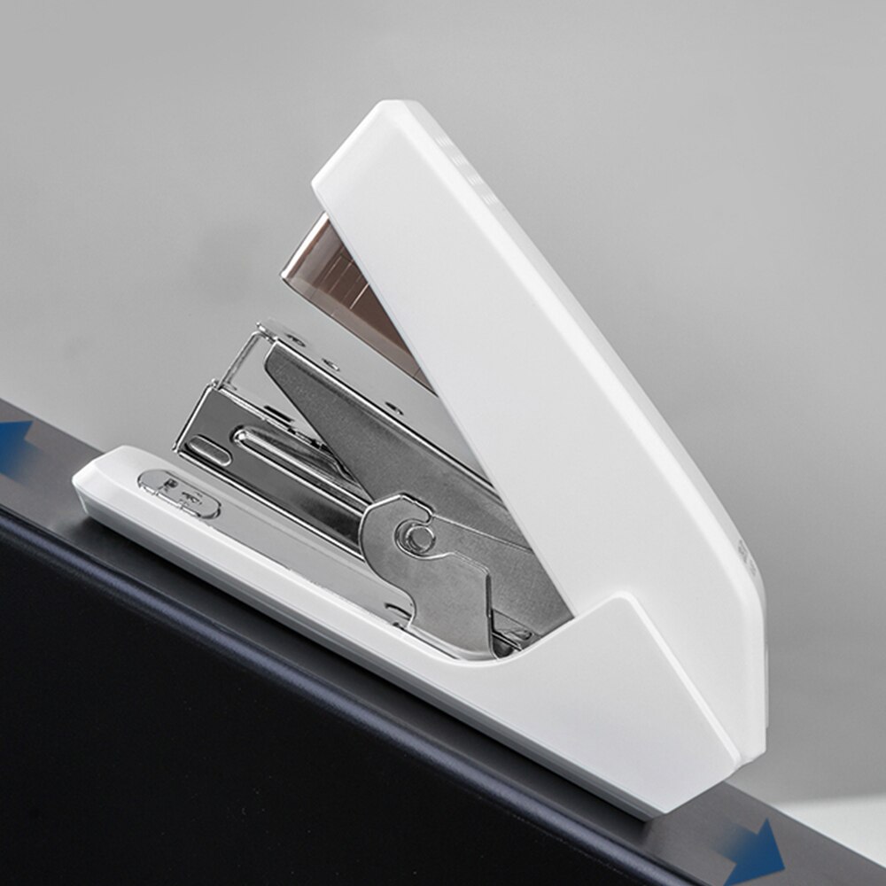 Deli Labor-saving Stapler Multiple Styles With Silicone Anti-skid Base Strong Penetration Office Stationery Supplies
