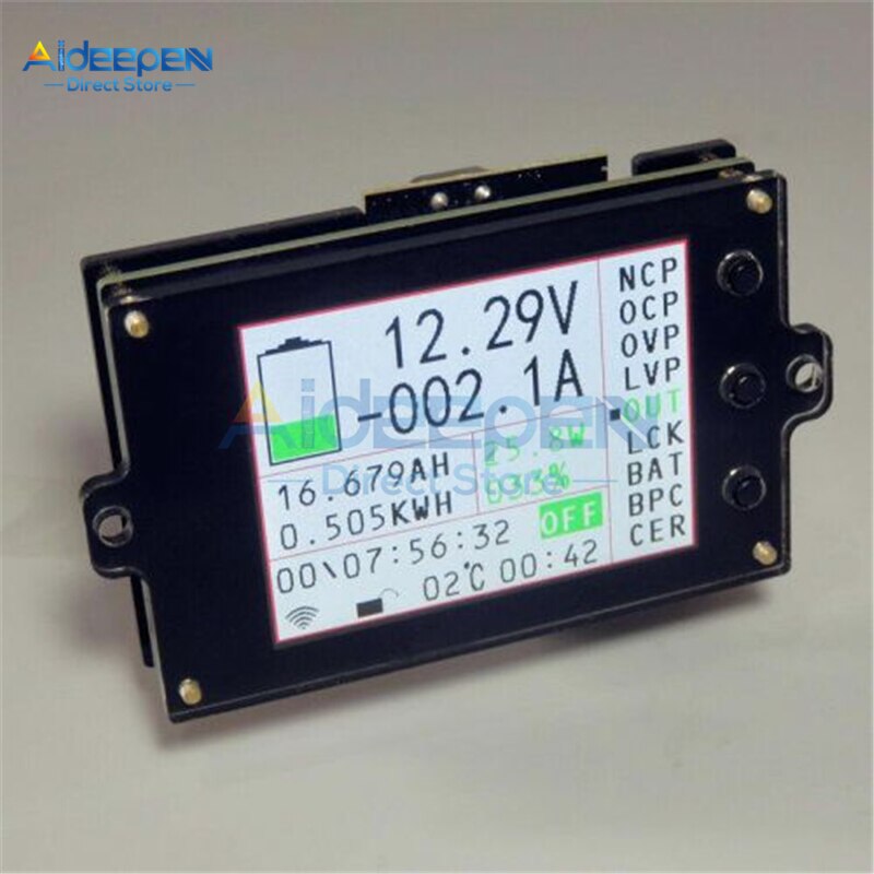 80v 500a 2.4 tommer farverigt lcd batteri coulomb – Grandado