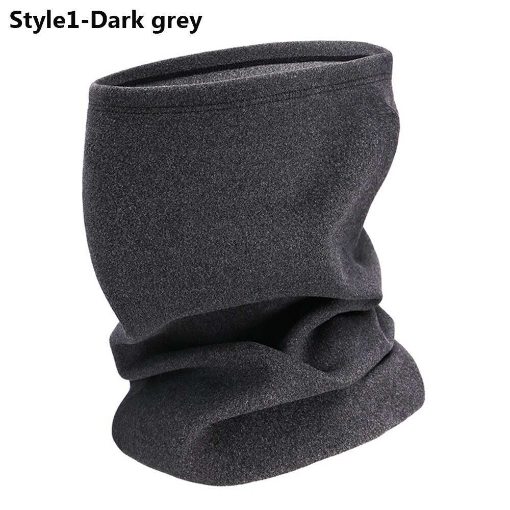 1PC Unisex Winter Wind-proof Face Mask Neck Warmer Cycling Bandana Caps Magic Bandana Scarf Outdoor Sports Motorcycle Headwear: Style1	Dark grey