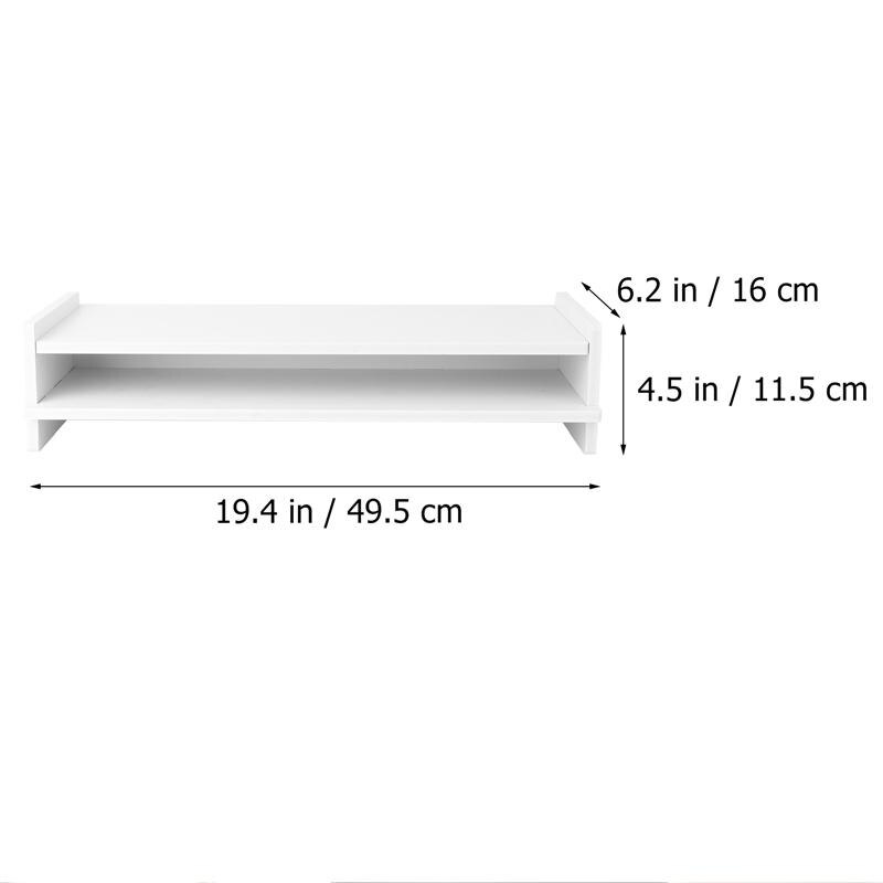 Desk-Holder Shelf Laptop-Stand Plastic Desktop Monitor Stand Computer Screen Riser Shelf Plinth Strong Laptop Stand Desk Holder