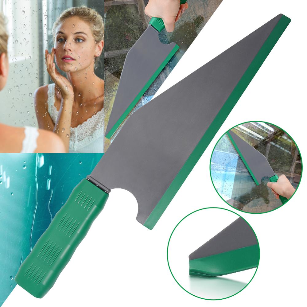 Escurridor de goma para limpieza de cristales de coche, espátula para envolver, espátula de plástico para eliminar el hielo y el agua, limpiador para el hogar, herramienta de mano