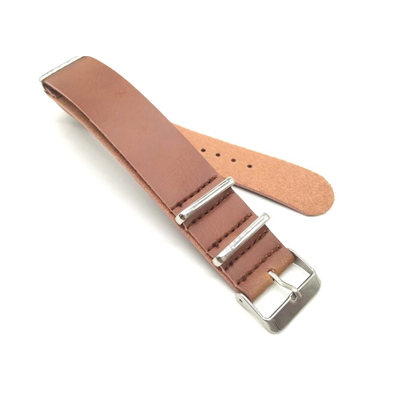 PU Leather Watch Band Metal Buckle Watch Strap Men Women Soft Watches Strap LXH: Coffee / 18mm