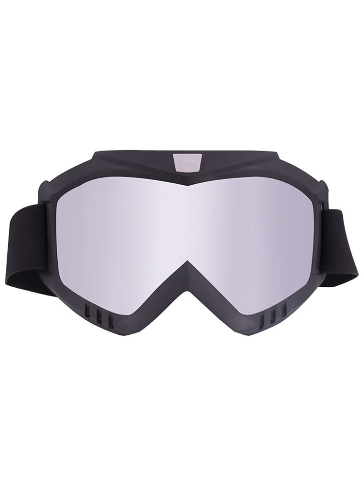 Polarized Motocross Goggles ATV Motorcycle Anti-UV Motorbike Ski Goggles Anti-Slip Strap Nose Cover Fit Glasses
