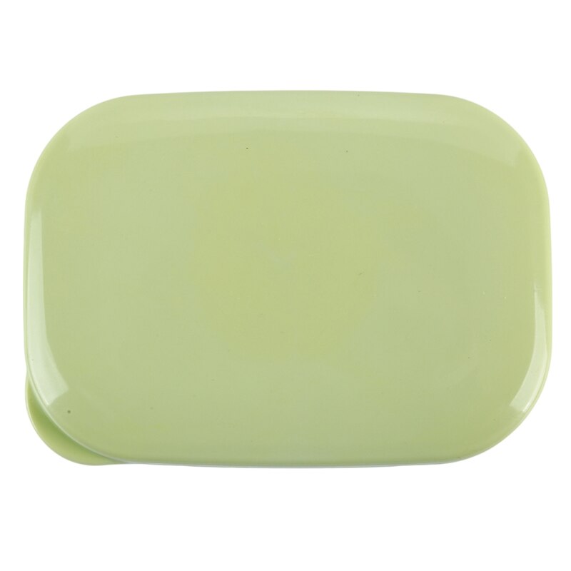 Travel School Soap Tray Portable Rectangle Soap Box With Drain Low & Lid Stylish Soap Dish