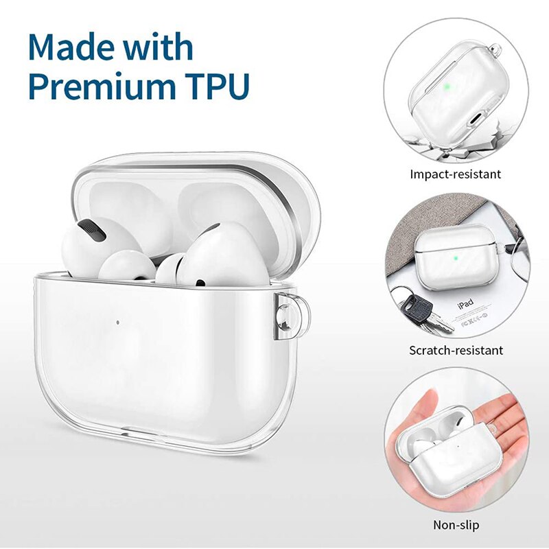 La Grande Onda di Kanagawa Auricolare Custodia Per AirPods Pro Custodie Molle Del Silicone di Lusso Texture Opaca Della Copertura di Protezione per AirPod 3