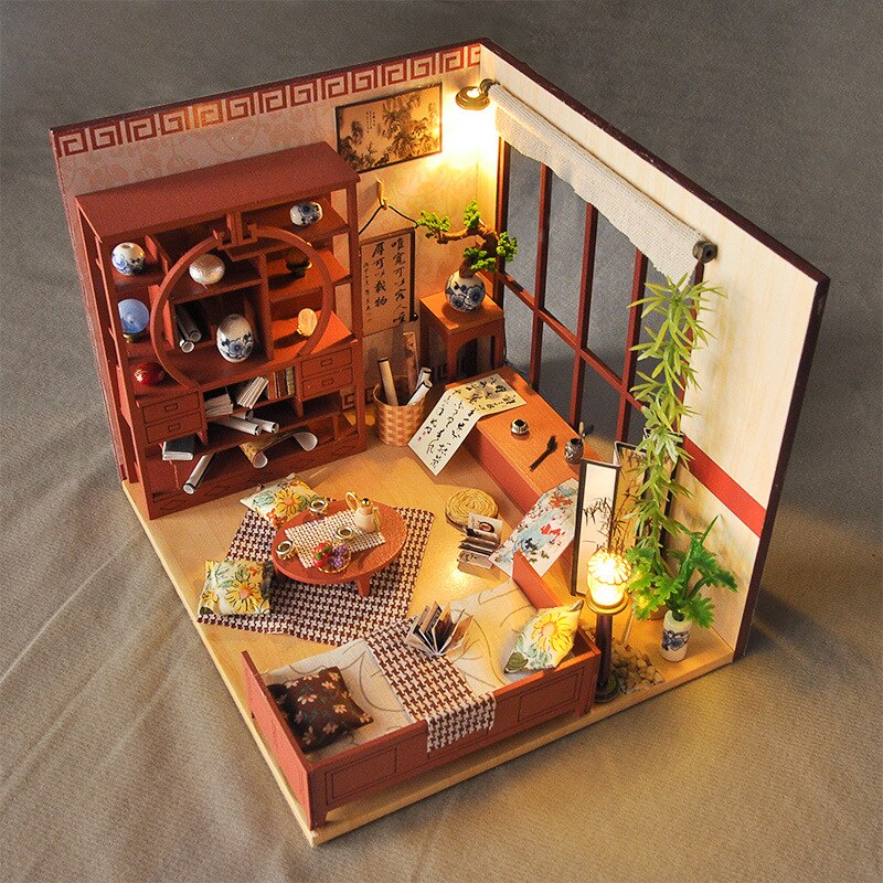 Diy Doll House Street Trend Shop Series Nail Shop Hair Salon Beauty Shop Boys And Girls Birthday Valentine&#39;s Day: 10